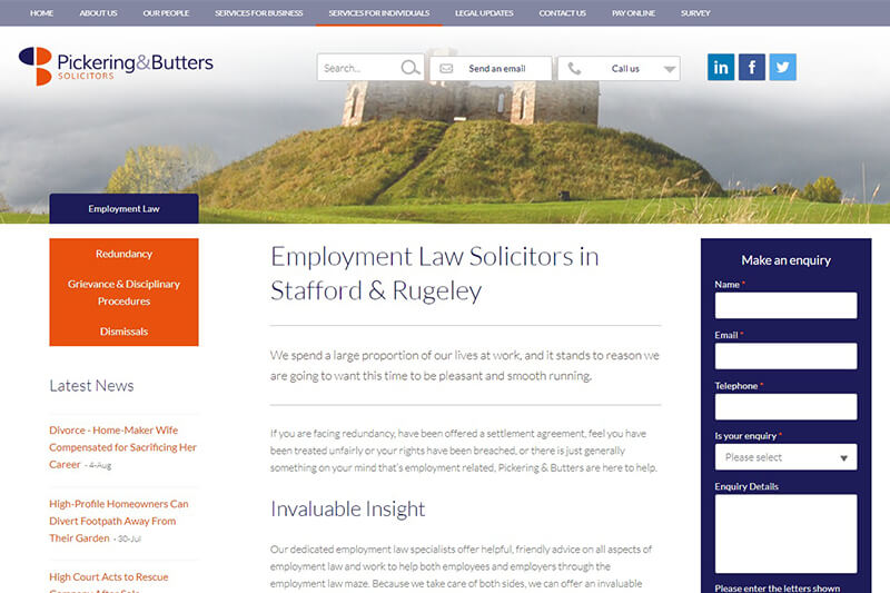 Pickering & Butters Solicitors Staffordshire